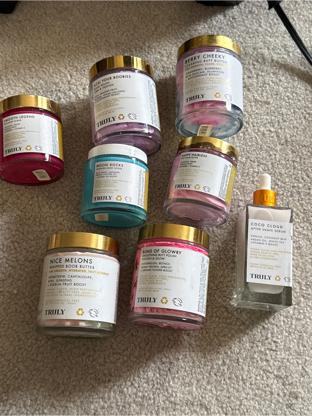 TRULY Whipped Body Butters - Pink, Purple, Teal, White - Picture 2 of 9